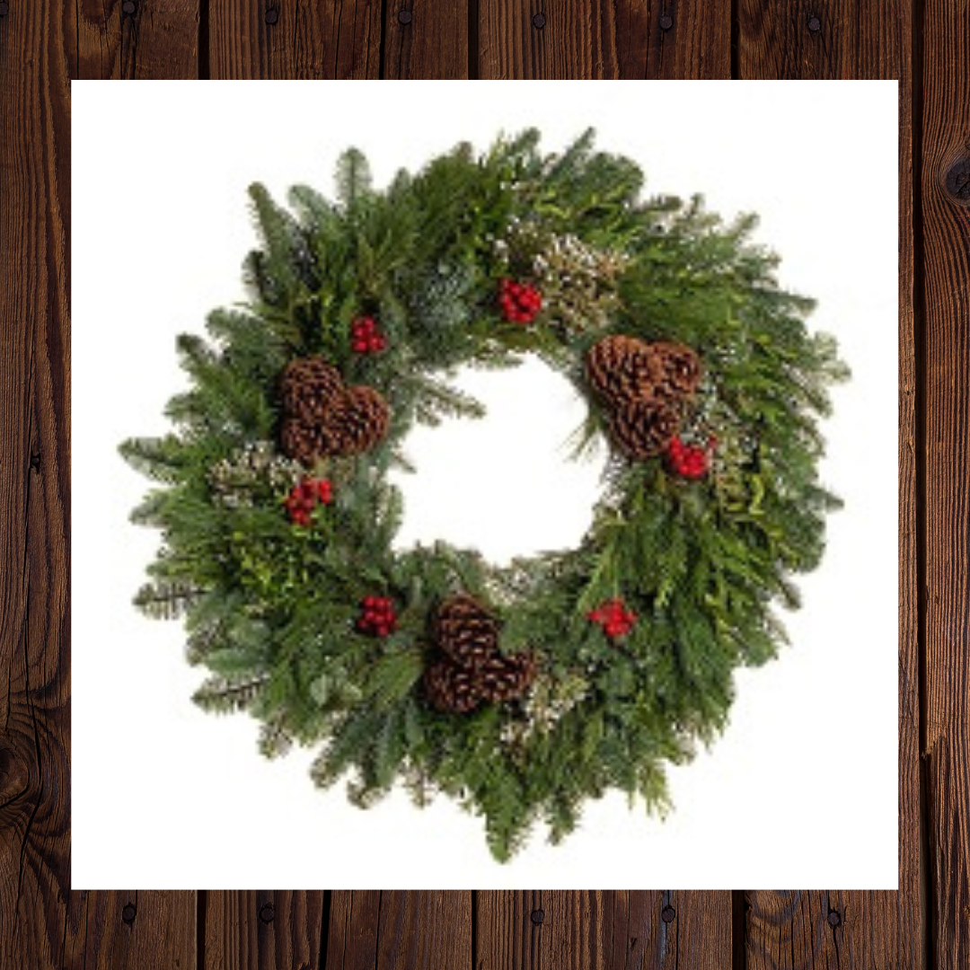Evergreen Bounty Wreath