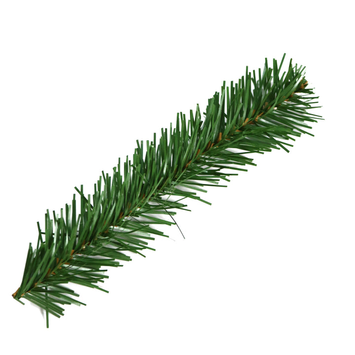 9' Alberta Slim Pre-Lit LED Artificial Christmas Tree, close-up of a single branch tip.