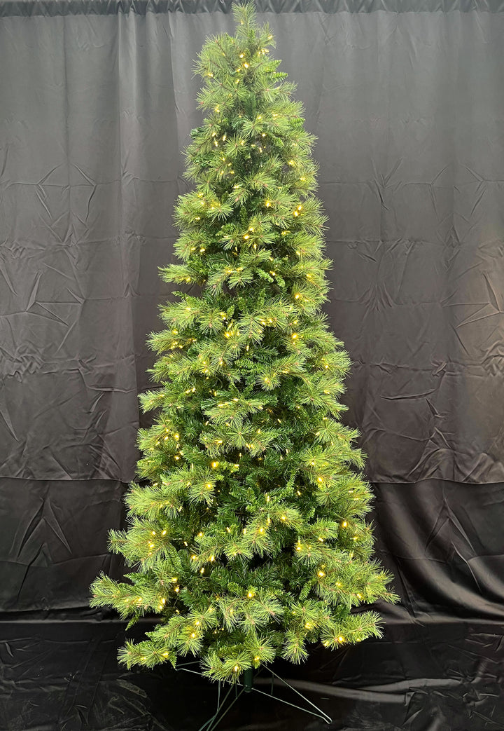 9' Belgium Slim Pre-Lit LED Christmas Tree