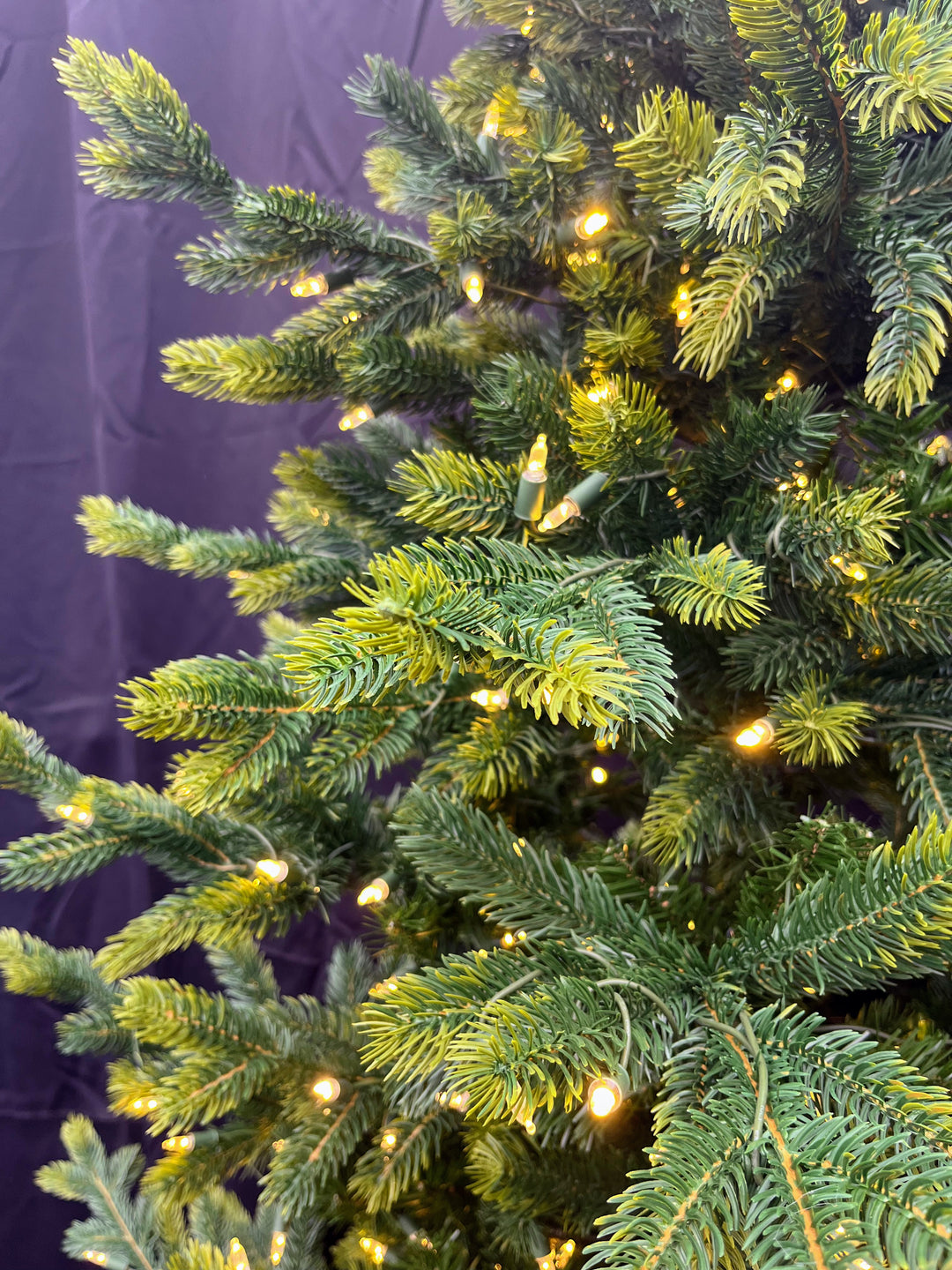 7.5' Layered Balsam Micro LED Christmas Tree