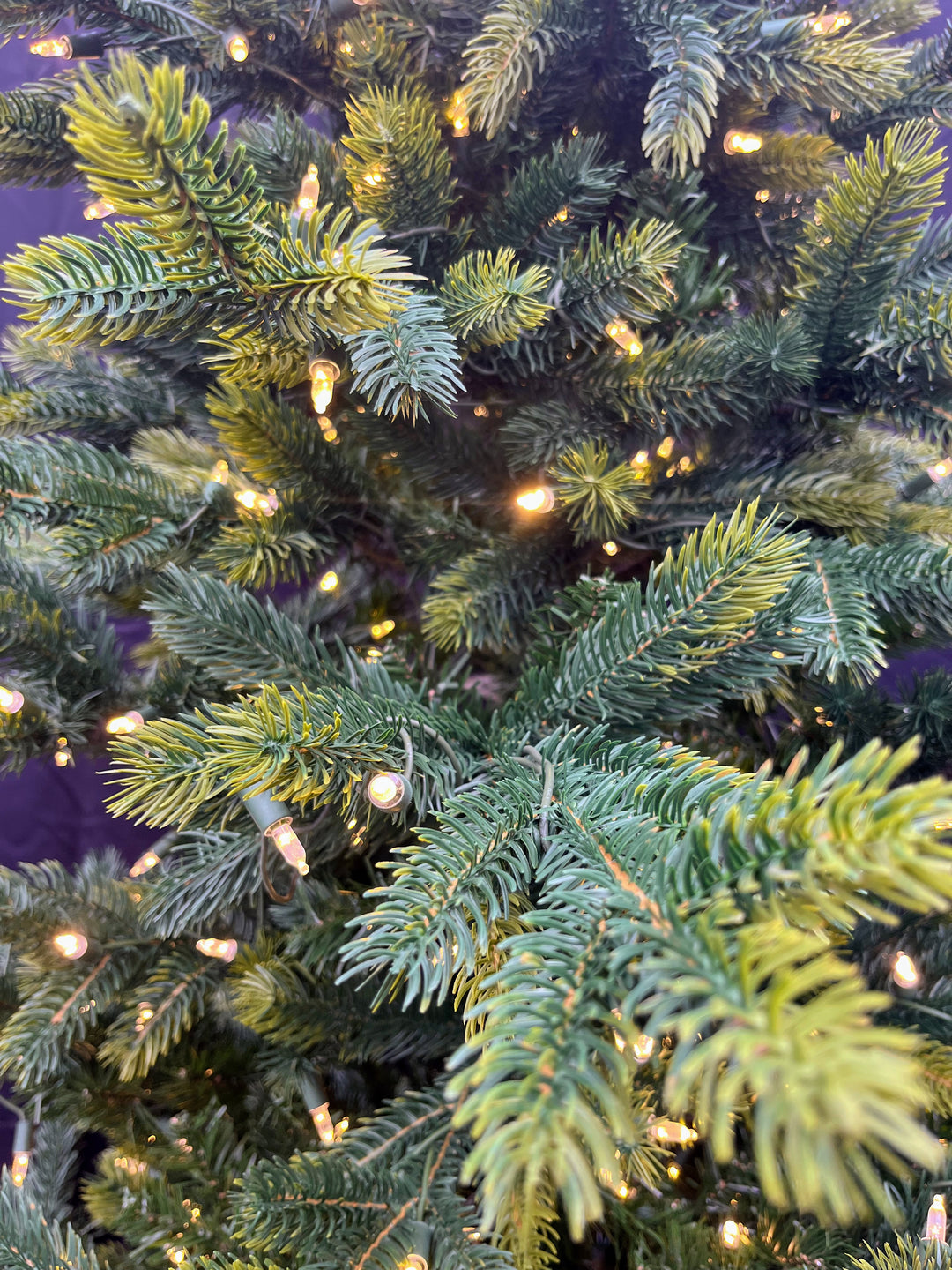 7.5' Layered Balsam Micro LED Christmas Tree