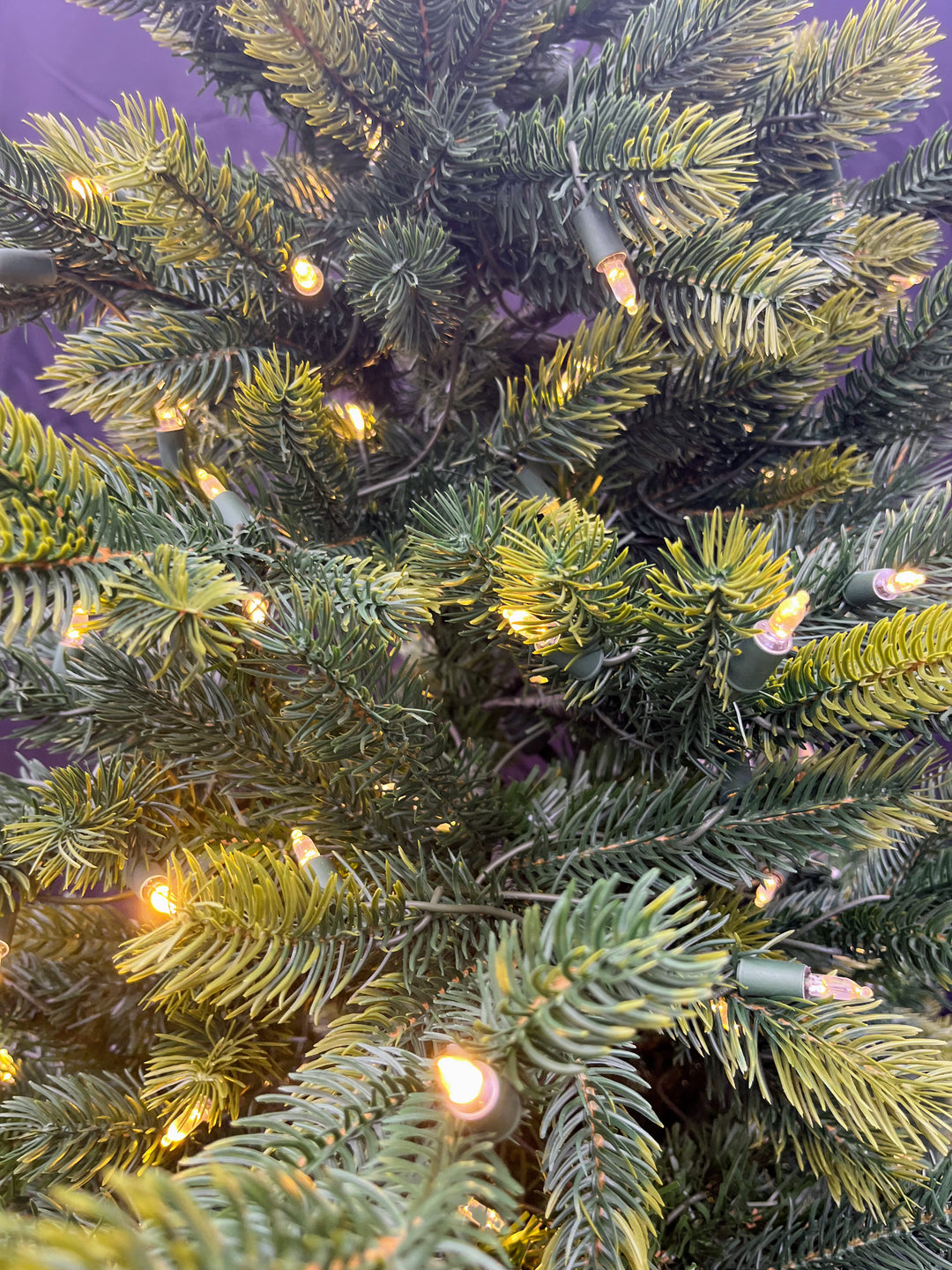 7.5' Layered Balsam Micro LED Christmas Tree