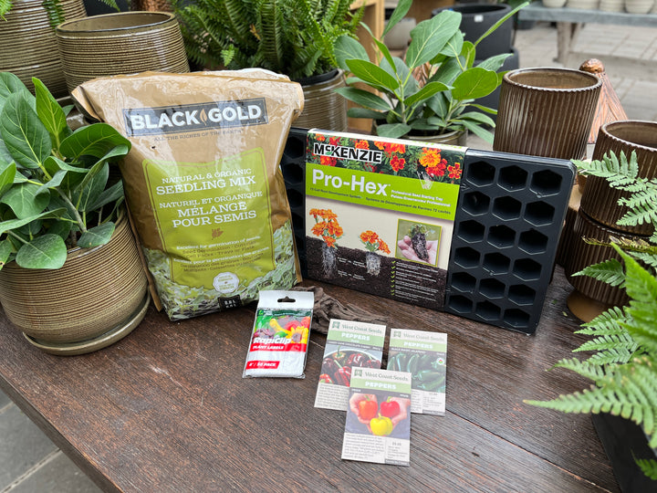 Complete Pepper Seed Starting Kit