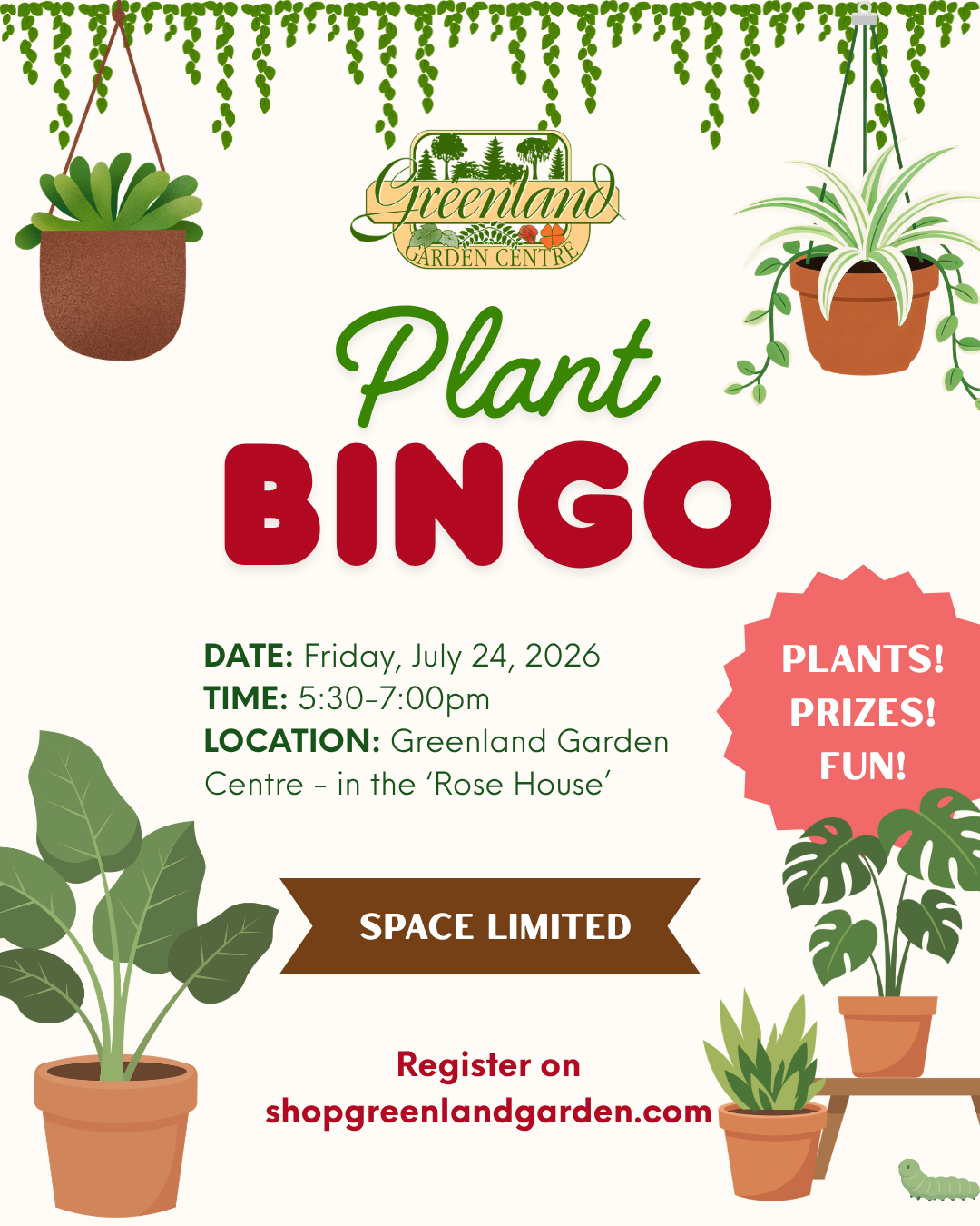 Plant Bingo! - Friday, July 24, 2026