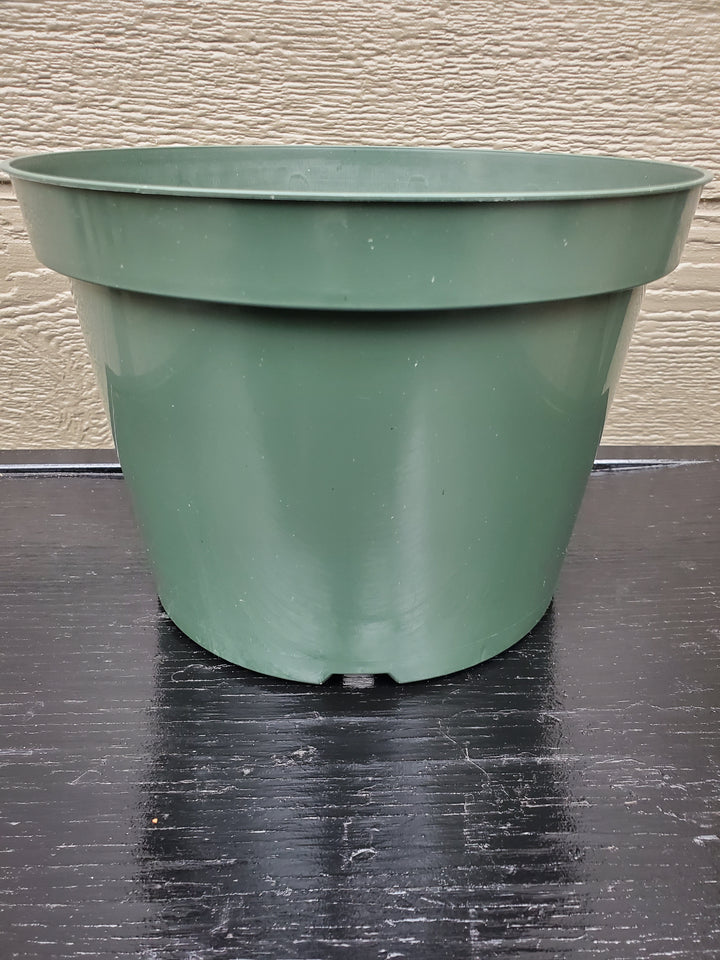 Round Plastic Grower Pot (Green)