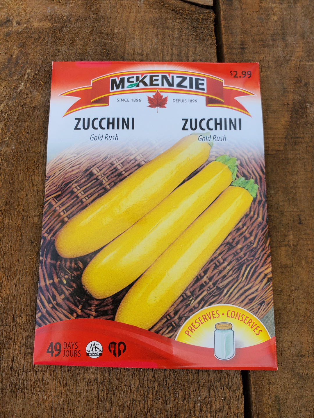 Zucchini Seeds - Gold Rush