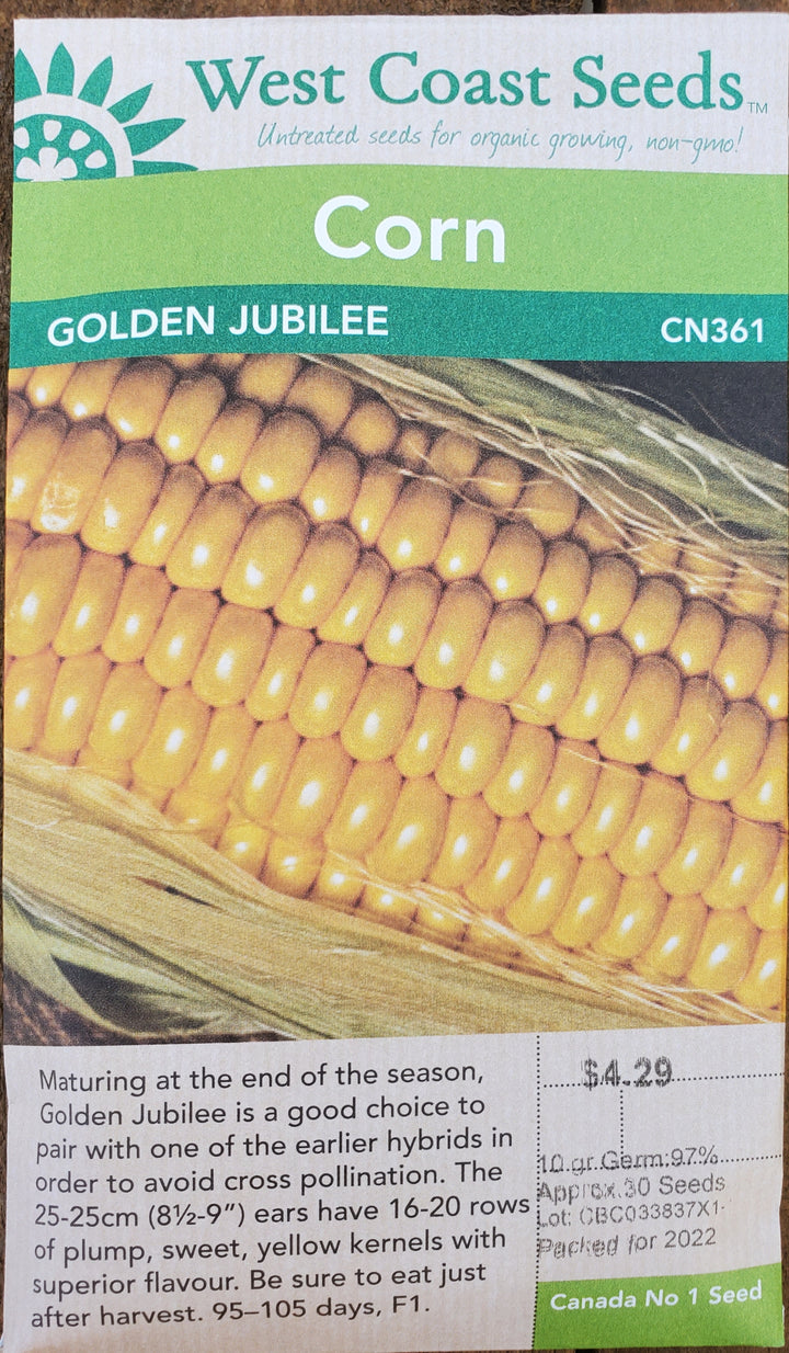 Corn Seeds - Golden Jubilee