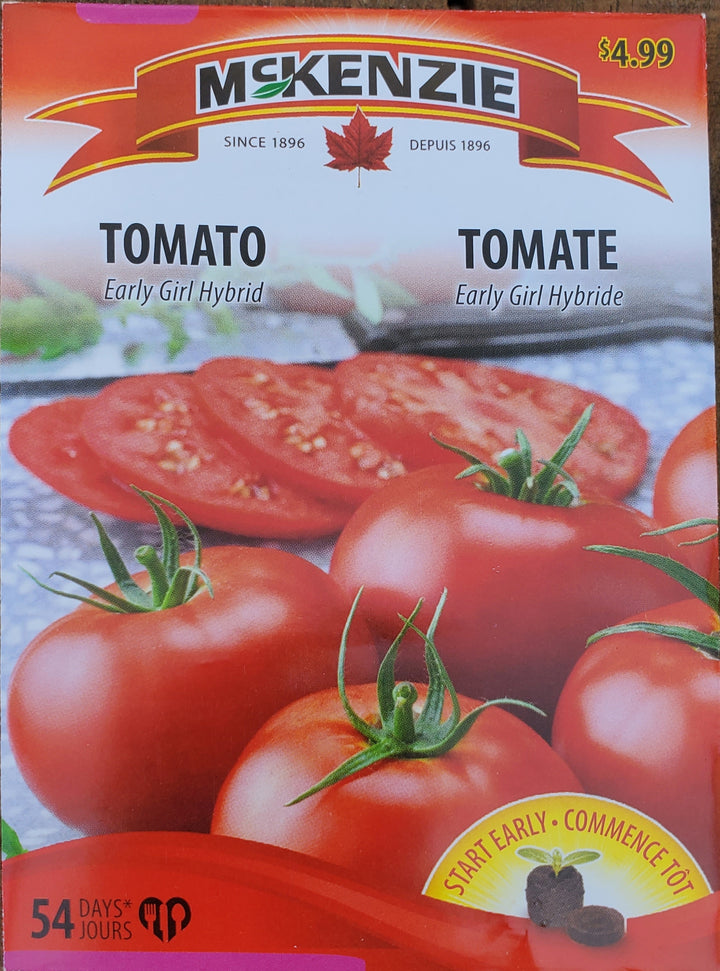 Tomato Seeds - Early Girl Hybrid