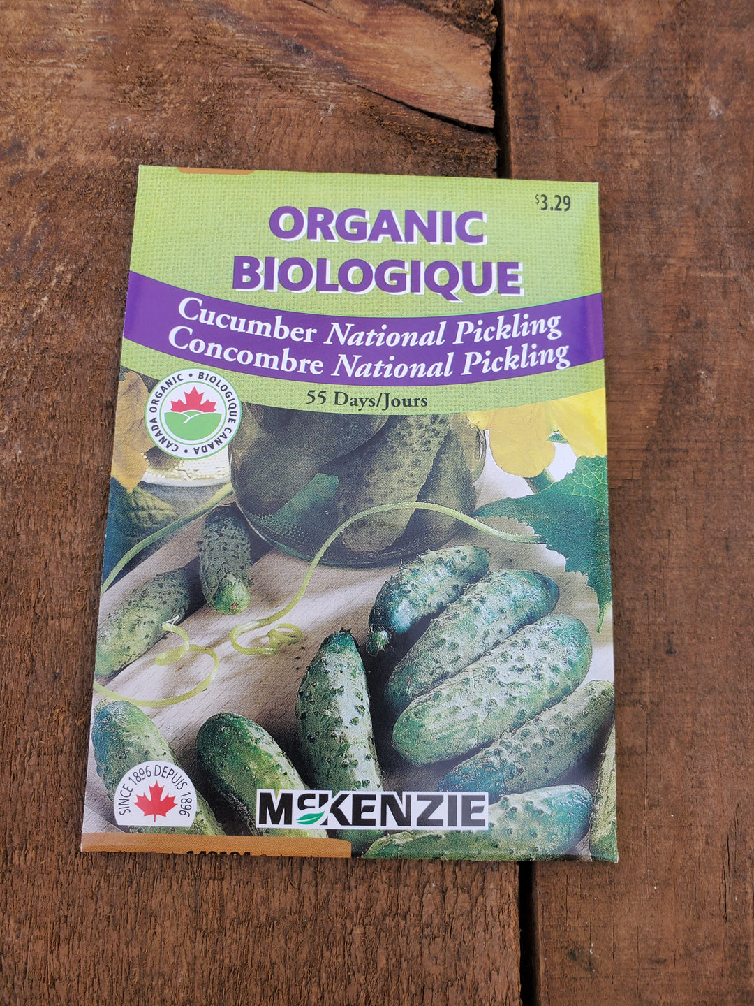 Organic Cucumber Seeds - National Pickling