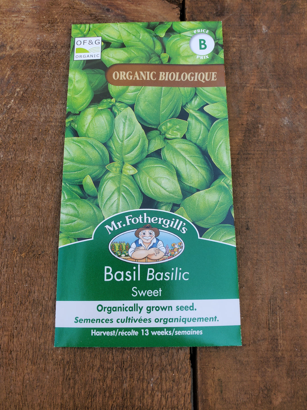 Organic Basil Seeds - Sweet