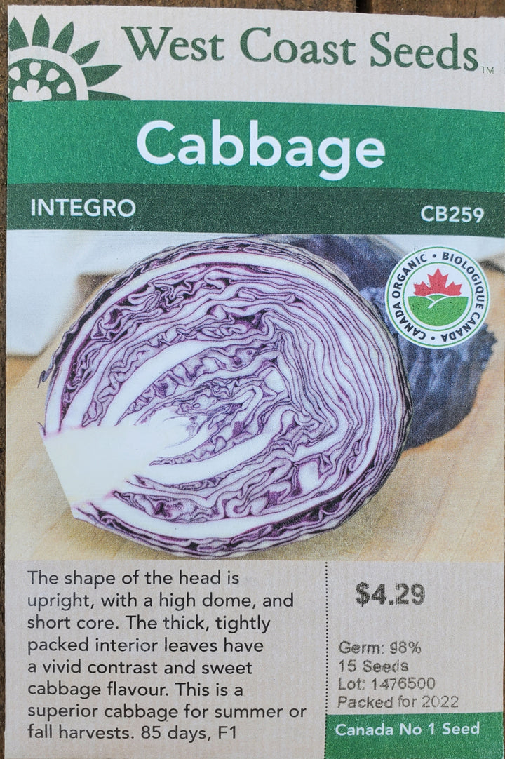 Cabbage Seeds - Integro