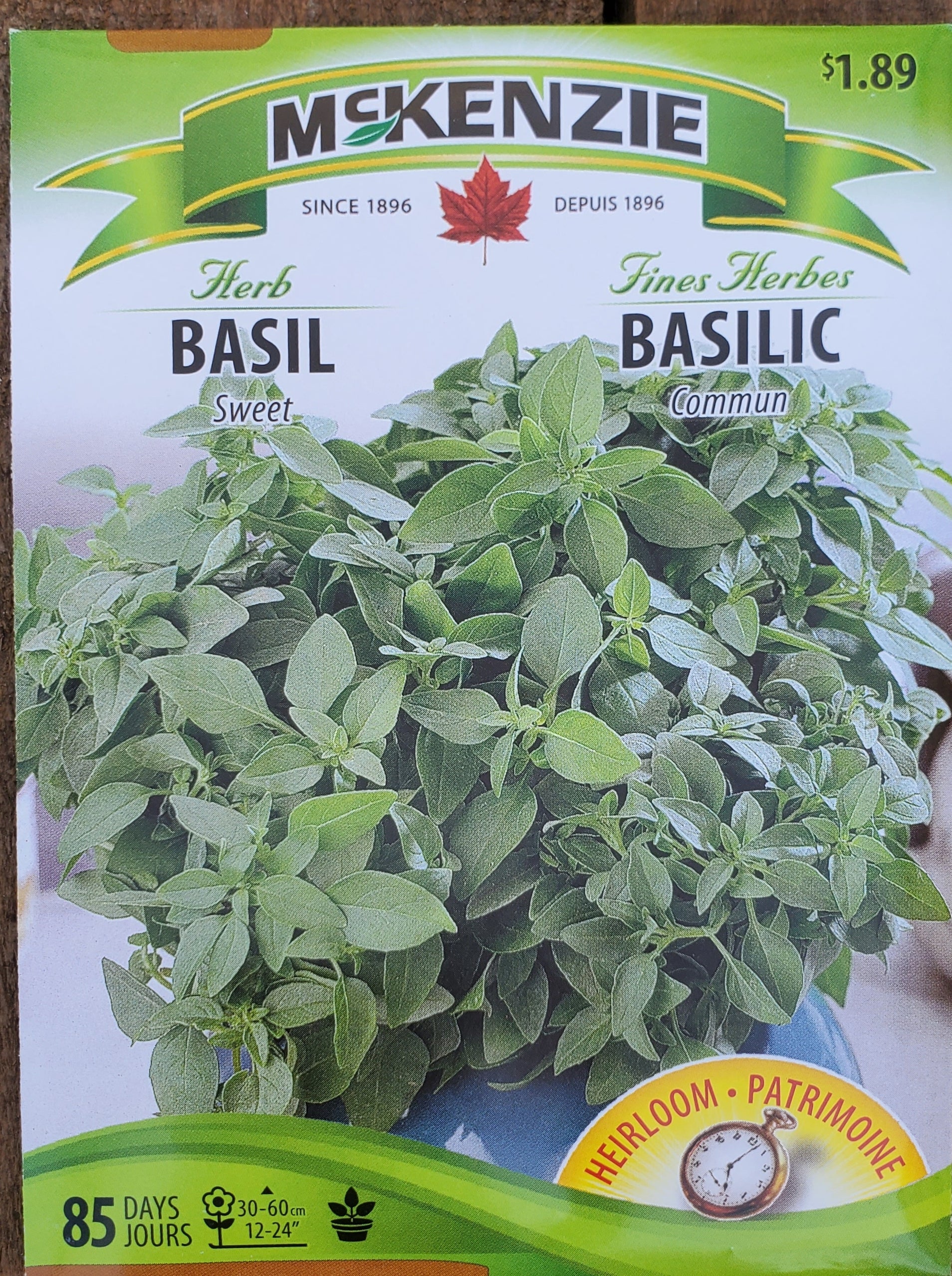 Basil Seeds Sweet Greenland Garden Centre