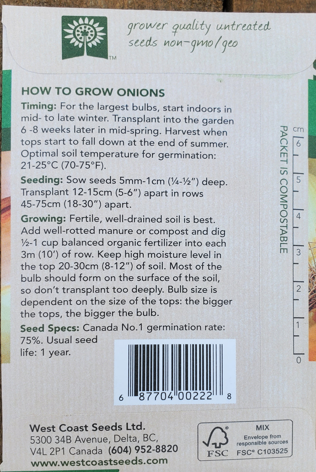 Sweet Onion Seeds - Walla Walla
