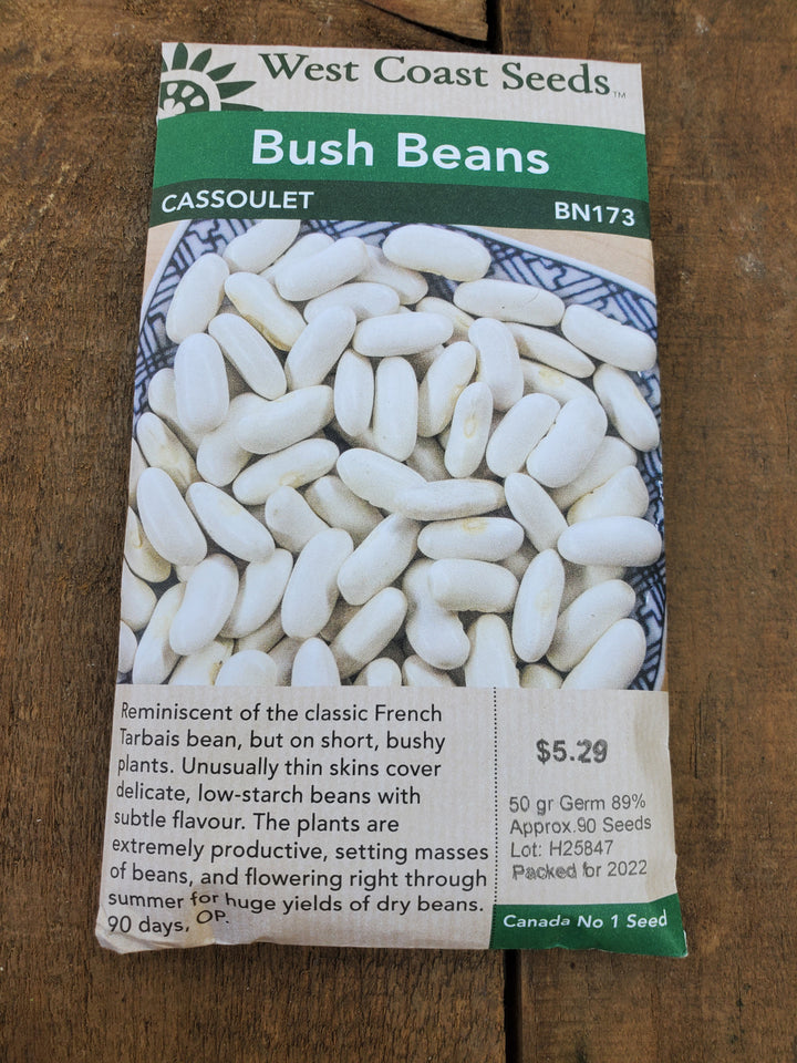 Bush Bean Seeds - Cassoulet