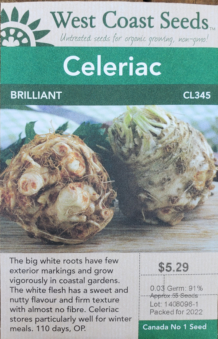 Celeriac Seeds - Brilliant