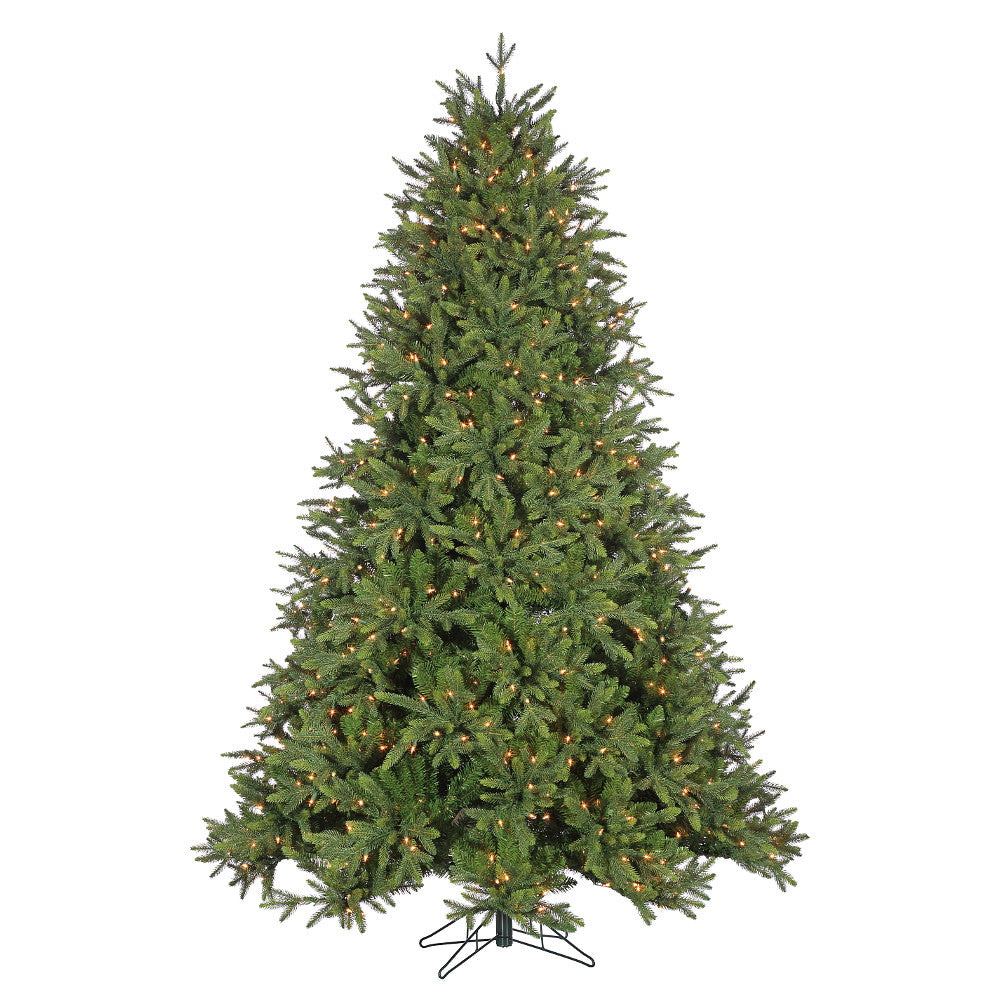 12' Deluxe Trinity Pre-Lit LED Artificial Christmas Tree.