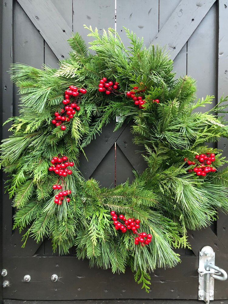 Fresh Greens Wreath - Multiple Dates