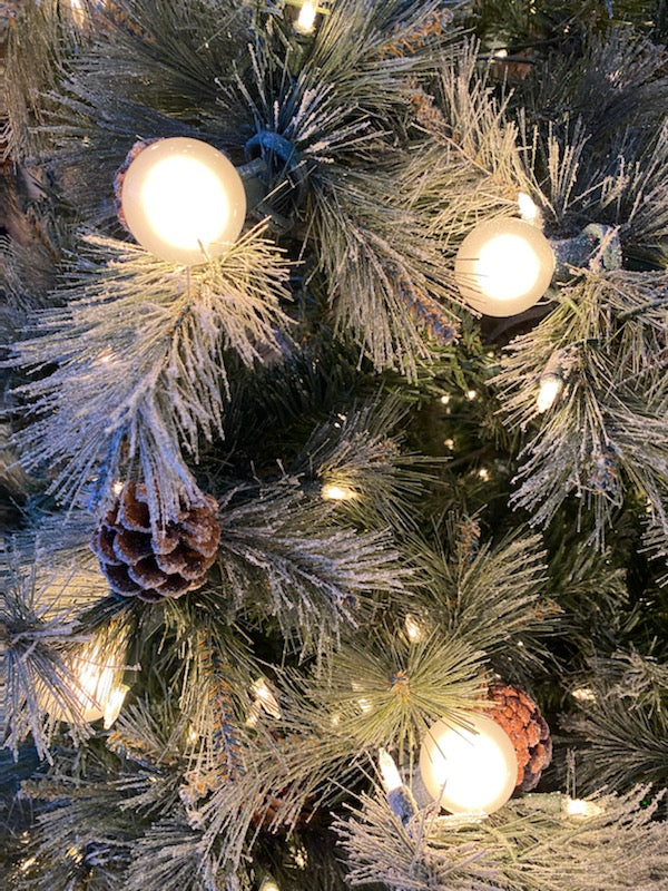 Frosted Globe Christmas Light Strand