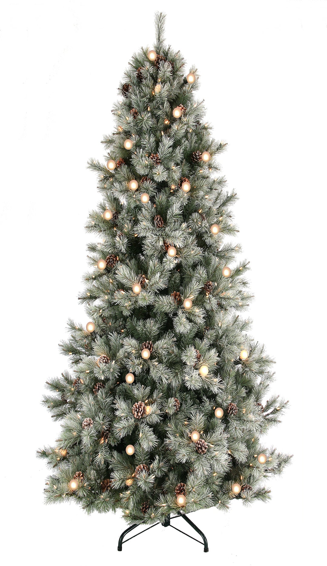 9' Jade Mountain Slim Pre-Lit LED Artificial Christmas Tree.