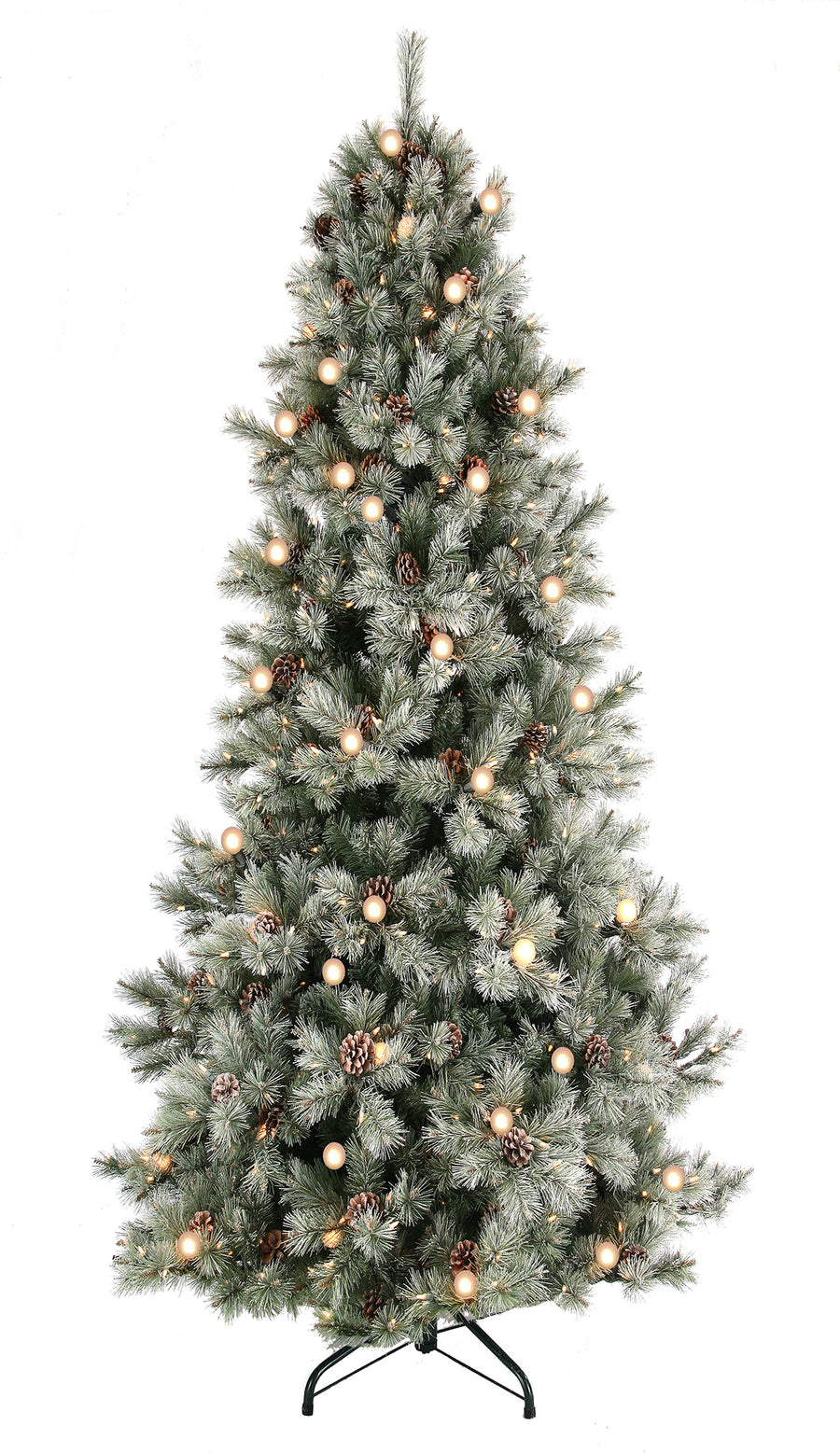 9' Jade Mountain Slim Pre-Lit LED Artificial Christmas Tree.