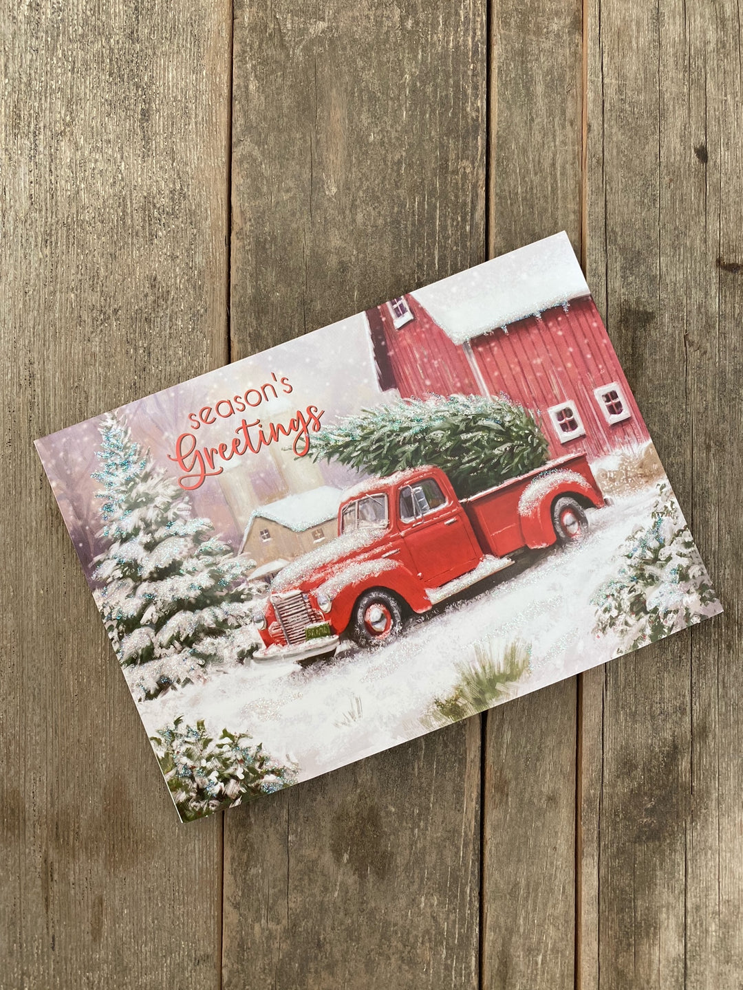 Season's Greetings Card - Free with Purchase of Gift Card