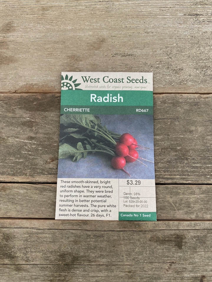 Radish Seeds - Cherriette