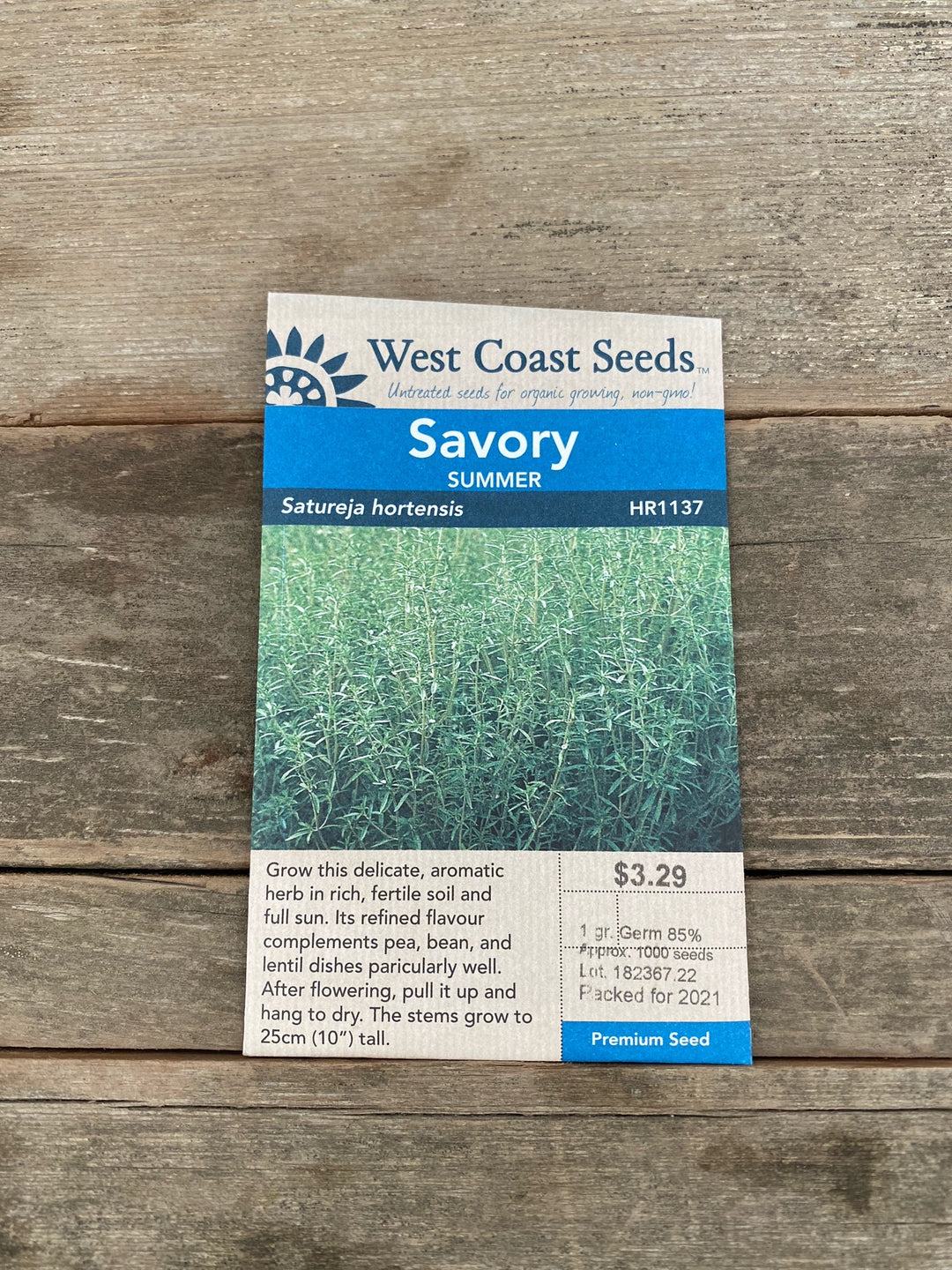 Savory Seeds - Satureja hortensis